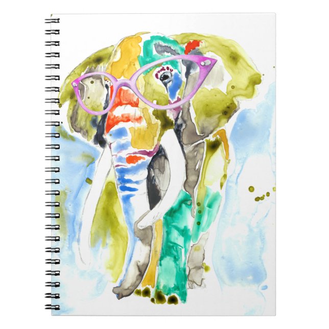 Caderno Espiral Elefante Smarty Pants (Frente)