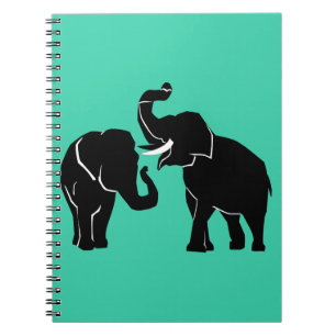 Caderno Espiral Elefantes