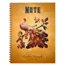 Caderno Espiral Elegância em penas