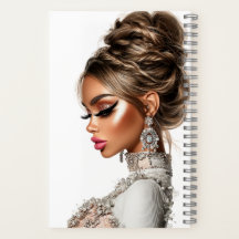 Caderno Espiral Elegância Trançada Garota Glam