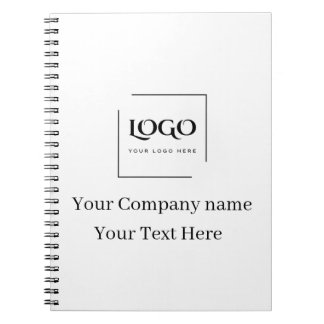 Caderno Espiral Elegant custom your logo template