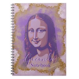 Caderno Espiral Elegant Pastel Gioconda Leonardo Da Vinci