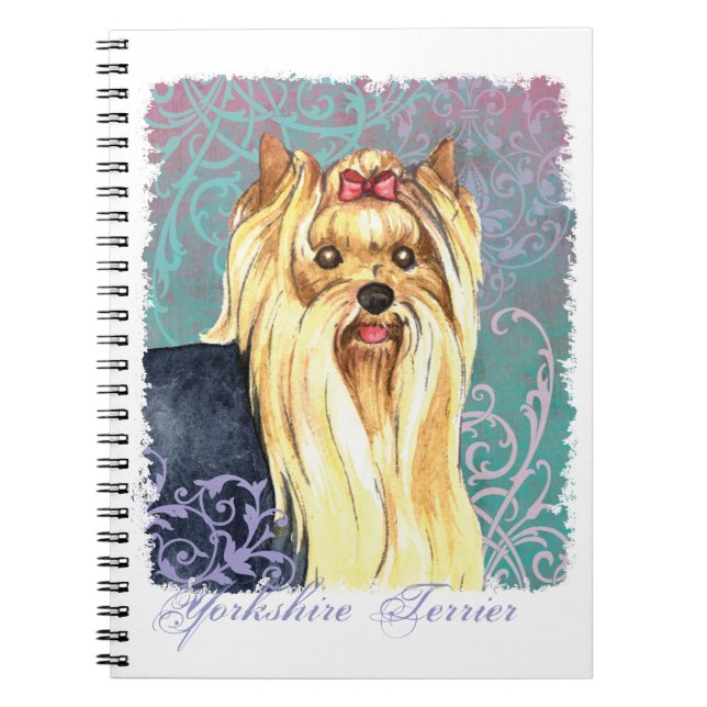 Caderno Espiral Elegant Yorkie (Frente)