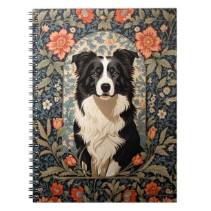 Caderno Espiral Elegante Border Collie Morris Inspirou