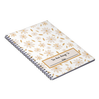 Caderno Espiral Elegante Daisy Hues