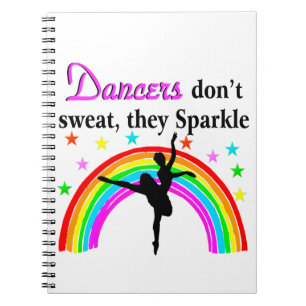 CADERNO ESPIRAL ELEGANTE DANCER