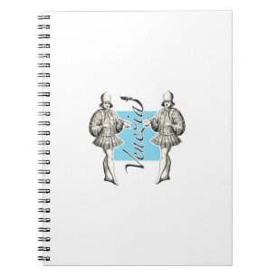 Caderno Espiral Elegante de Veneza Renascentista