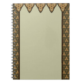 Caderno Espiral Elegante Design marroquino