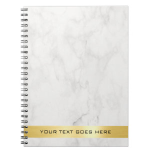 Caderno Espiral Elegante Espiral de Modelo Clássico em Mármore Bra