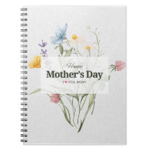 Elegante Floral Feliz Dia das Mães Aquarela