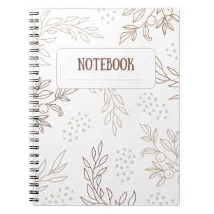 Caderno Espiral Elegante moderno