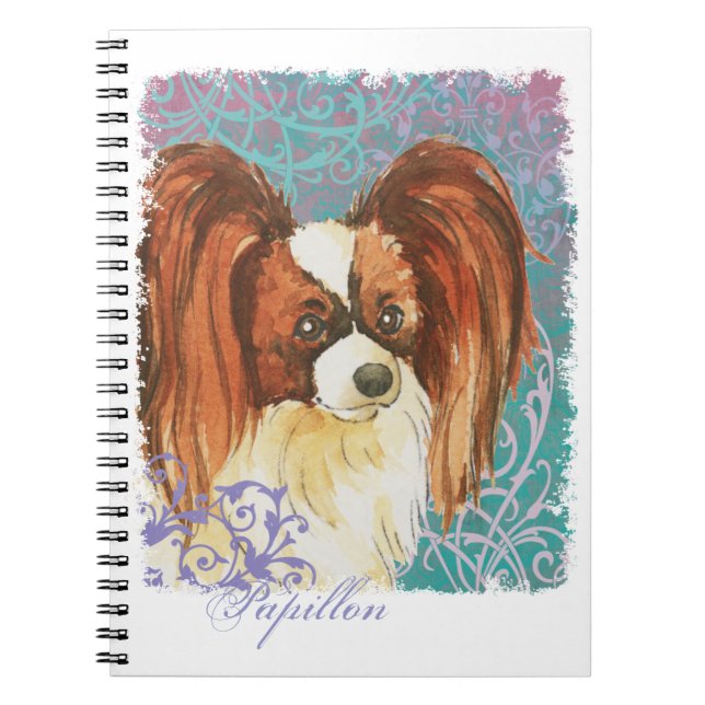 Caderno Espiral Elegante Papillon (Frente)