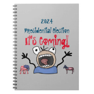 Caderno Espiral Eleição Presidencial 2024, Está Chegando!