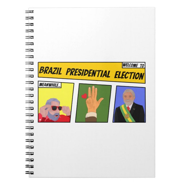 Caderno Espiral Eleição Presidencial no Brasil (Frente)