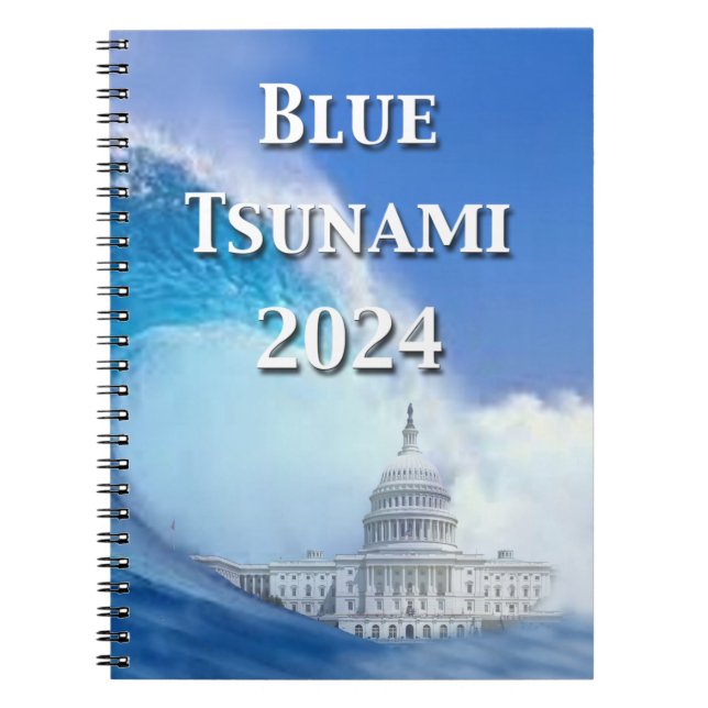Caderno Espiral Eleições 2024 no tsunami (Frente)