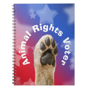 Caderno Espiral Eleitor dos Direitos dos Animais