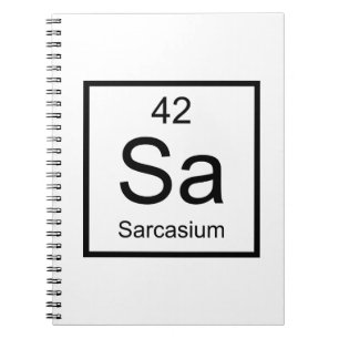 Caderno Espiral Elemento do Sa Sarcasium