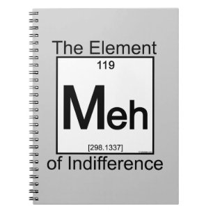 Caderno Espiral Elemento MEH