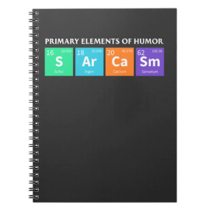Caderno Espiral Elementos preliminares do sarcasmo da ciência do