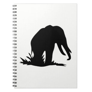 Caderno Espiral Elephant Silhouette