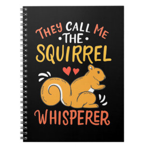 Caderno Espiral Eles Me Chamam De Sussurro De Esquilo