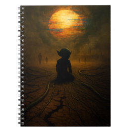 Caderno Espiral Eles vieram enquanto o Sol estava derretendo