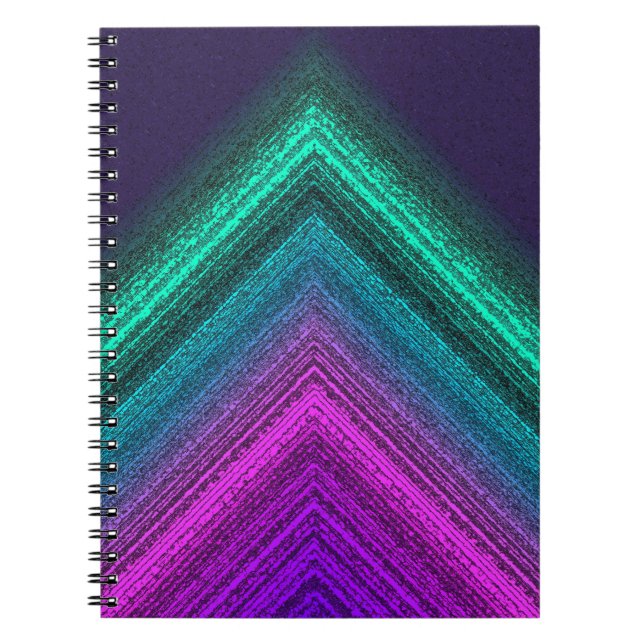 Caderno Espiral Elétrica Montanha Verde (Frente)