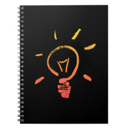 Caderno Espiral Elétrico inteligente da lâmpada de luz retrorrefle