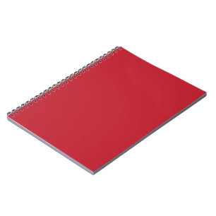 Caderno Espiral Eleve seu fundo Design a vermelho e branco