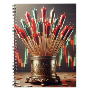 Caderno Espiral Elevem seu espaço com arte inspirada no comércio. 