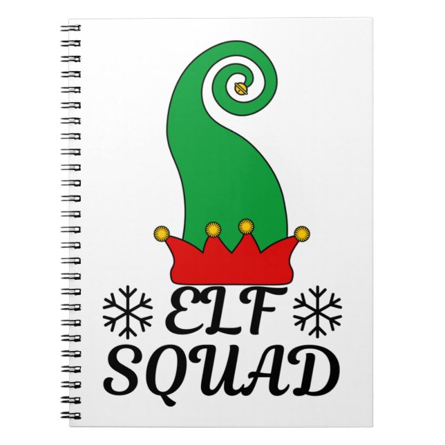 Caderno Espiral Elf Squad (Frente)