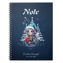 Caderno Espiral Elfo alegre