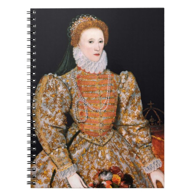 Caderno Espiral Elizabeth mim de Inglaterra (de "o retrato Darnley (Frente)
