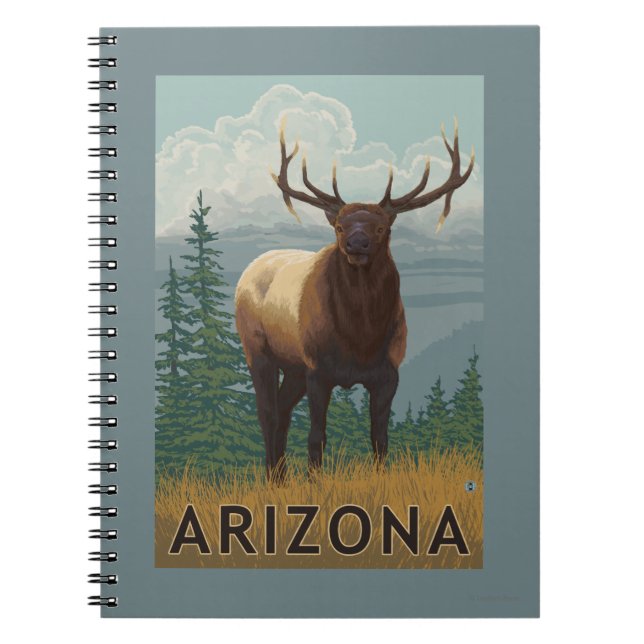 Caderno Espiral Elk SceneArizona (Frente)