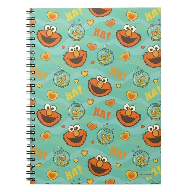 Caderno Espiral Elmo e Goldfish Pattern (Frente)