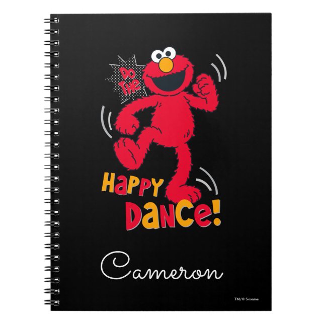 Caderno Espiral Elmo | Faça a Dança Feliz (Frente)