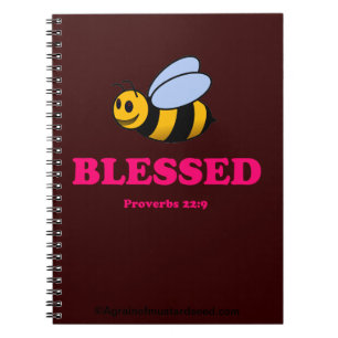 Caderno Espiral Elogiá-lo N Bíblia Cor-de-Rosa Personalizar