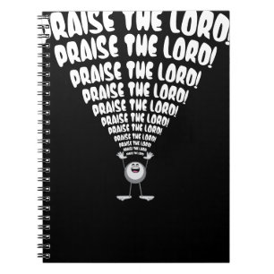 Caderno Espiral Elogie o senhor Emoji