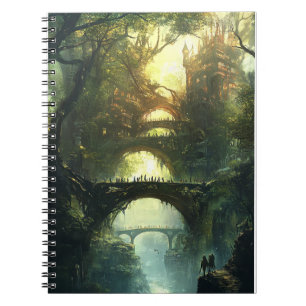 Caderno Espiral Elven Citadel de Twilight - Castelo de Epic Fantas
