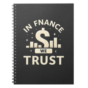 Caderno Espiral Em Finanças Nós Confiamos