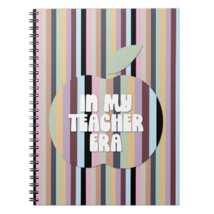 Caderno Espiral Em Meu Notebook Na Era Do Professor