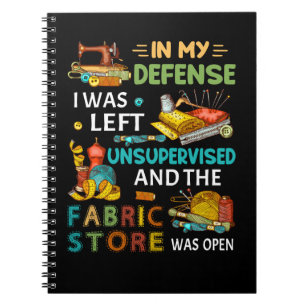 Caderno Espiral Em Minha Defesa, Eu Fui Deixado Sem Supervisão De