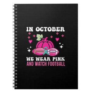Caderno Espiral em outubro, vestimos a consciência cor-de-rosa do