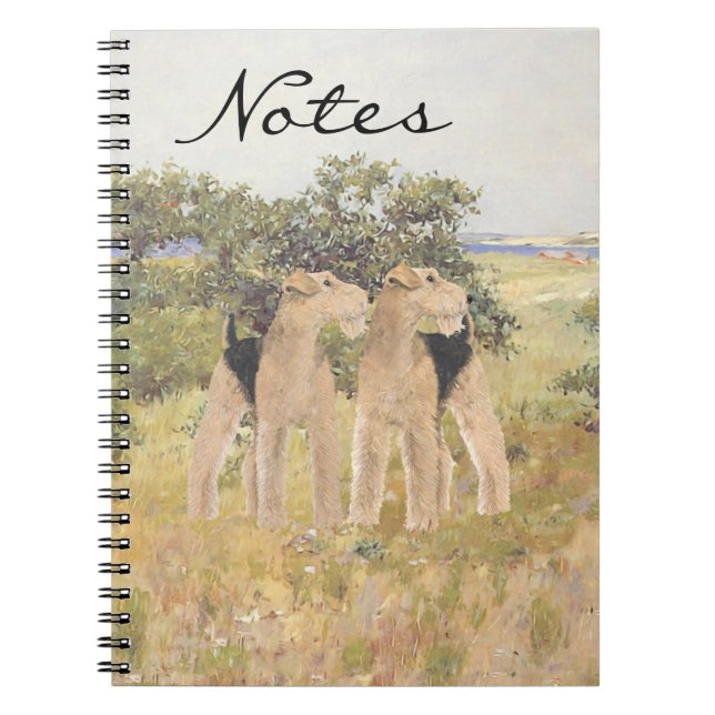 Caderno Espiral Em um Prado Dourado (Frente)