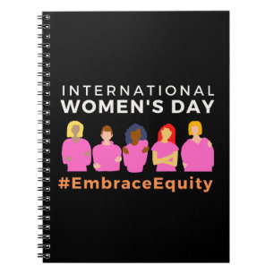 Caderno Espiral Embrace Equity International Women's Day 2023