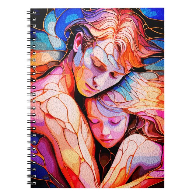 Caderno Espiral Embraço Guardião Eetético - Vidro Fantasia Contido (Frente)