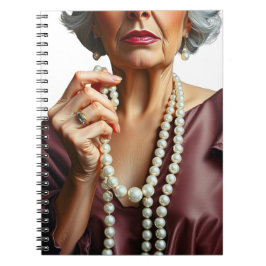 Caderno Espiral Embraiagem/Pérolas