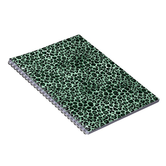 Caderno Espiral Emerald e Dourado Safari Series Design 9 (Lado Direito)