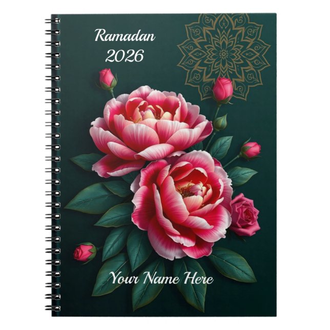 Caderno Espiral Emerald Green Ramadan (Frente)
