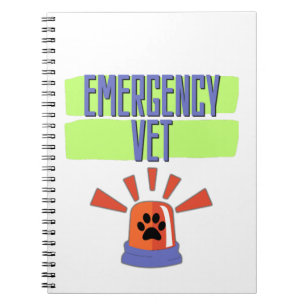 Caderno Espiral Emergency Vet – Veterinary Emergency Design